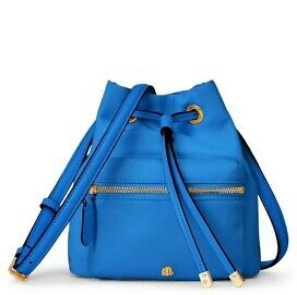 Ralph Lauren Mini Blue Bucket Bag